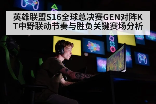 gamer playing with headset neon